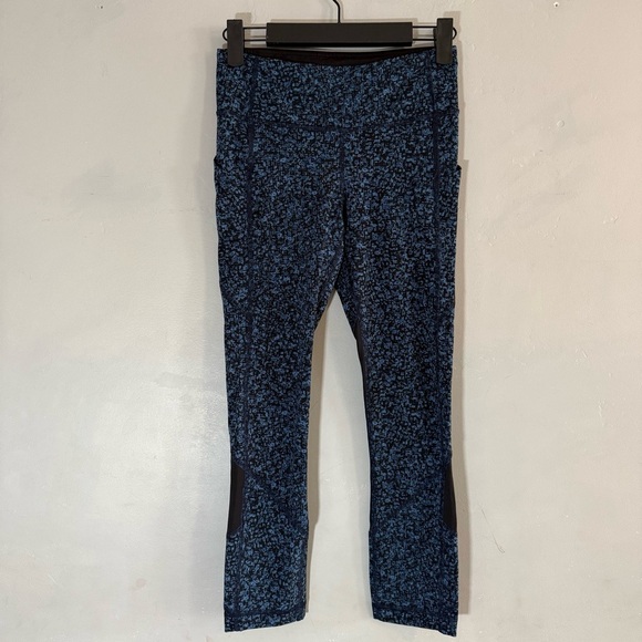 Lululemon Blue Patterned Leggings - Picture 1 of 7